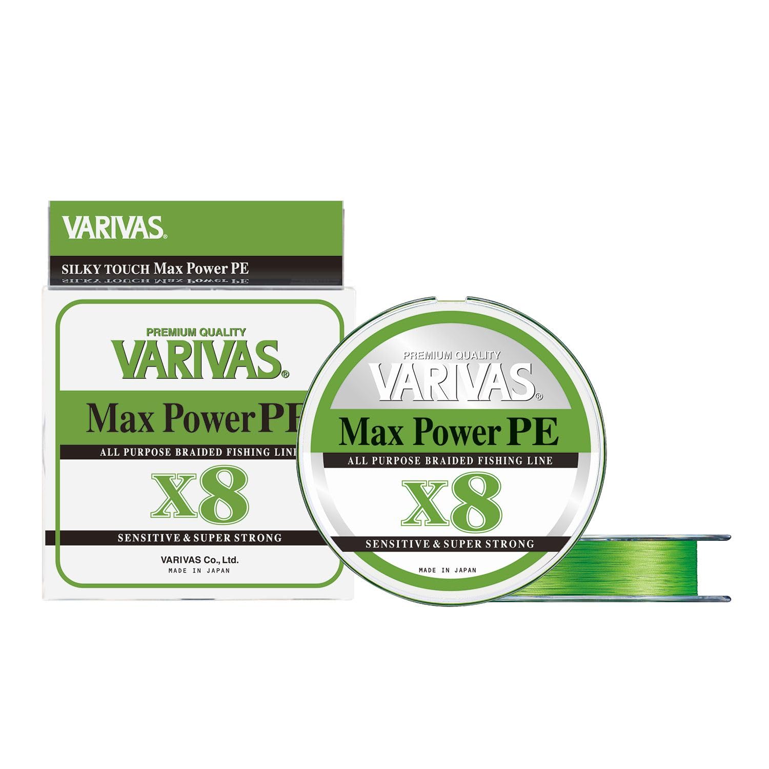 VARIVAS Max Power PE x8 200m spool emphasizes durability and long-range casting