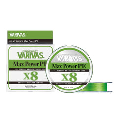 VARIVAS Max Power PE x8 200m spool emphasizes durability and long-range casting