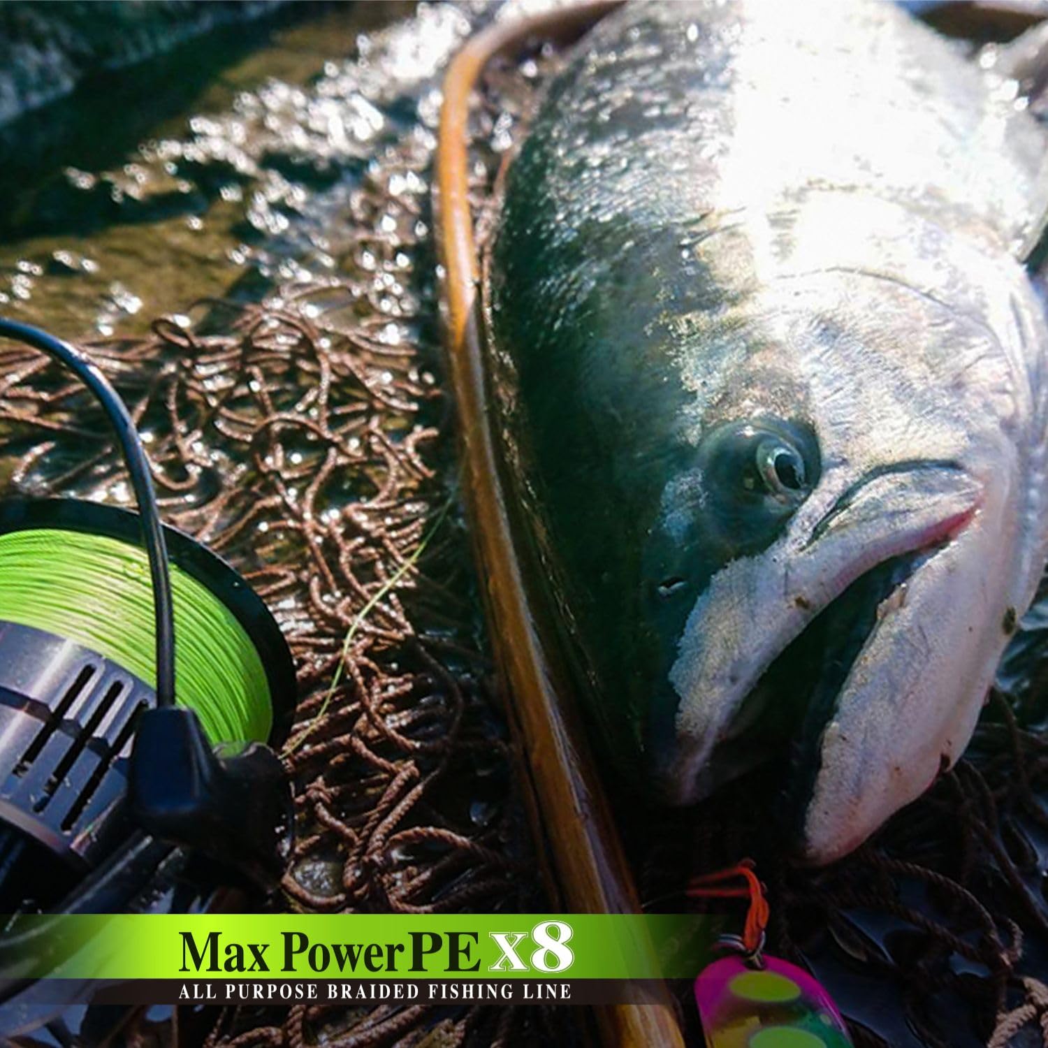 VARIVAS Max Power PE x8 braid used in saltwater and freshwater setups