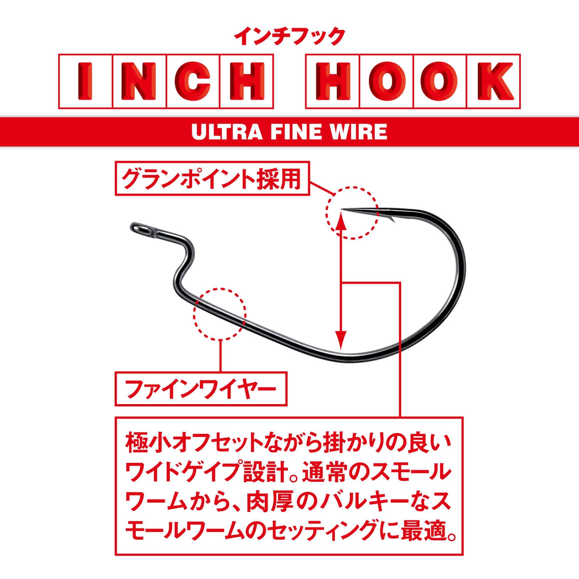 VARIVAS Nogales Inch Hook Small sharp point enabling fast hook penetration