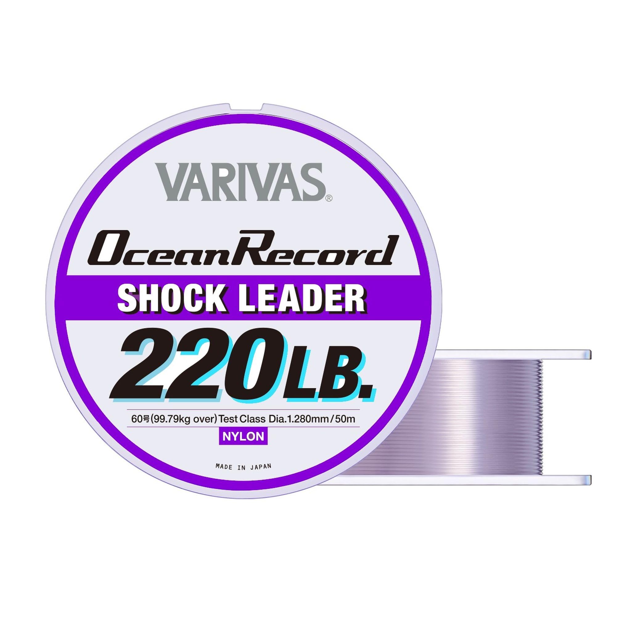 VARIVAS Ocean Record Shock Leader 50m 220lb (#60) – front view