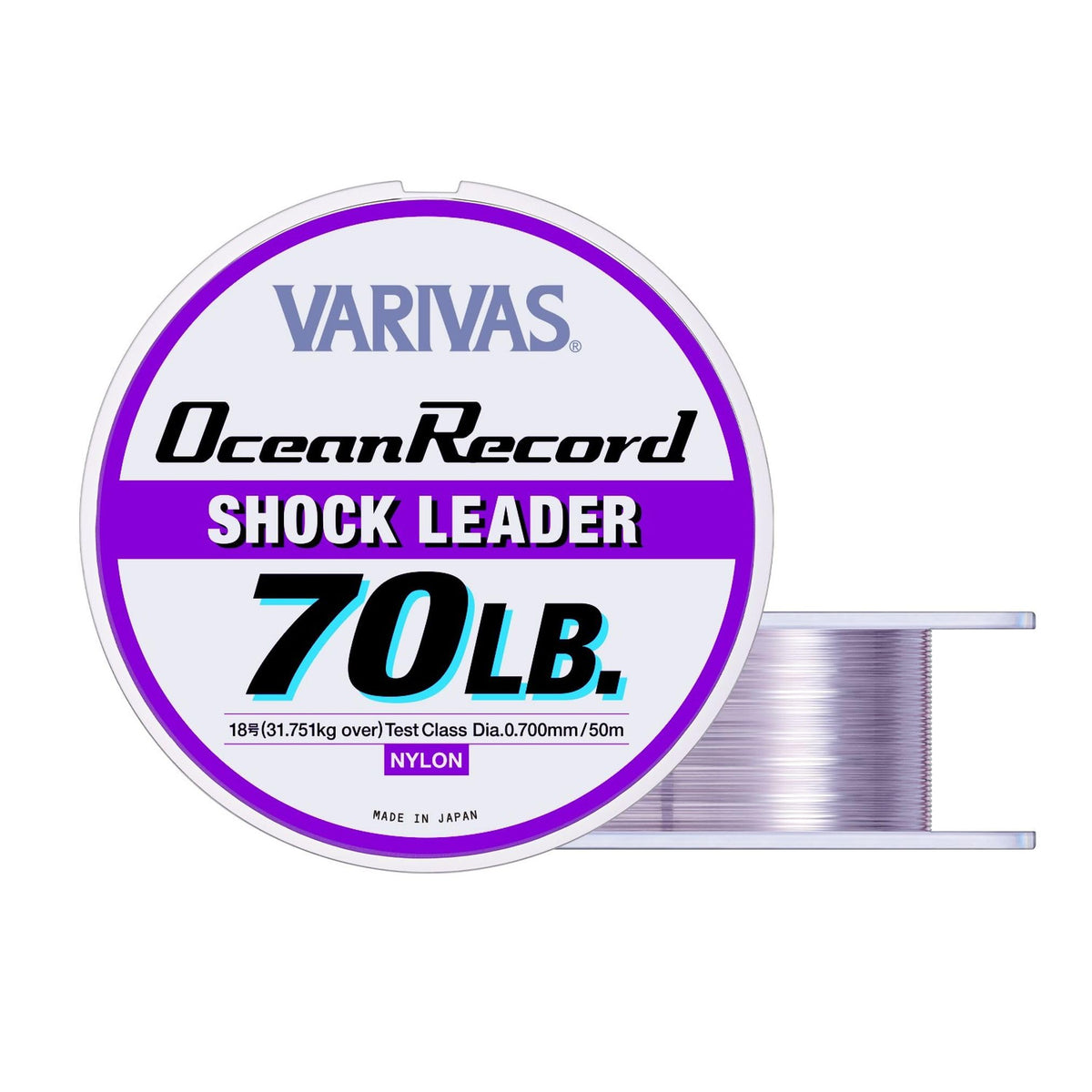 VARIVAS Ocean Record Shock Leader 50m 70lb 18-01