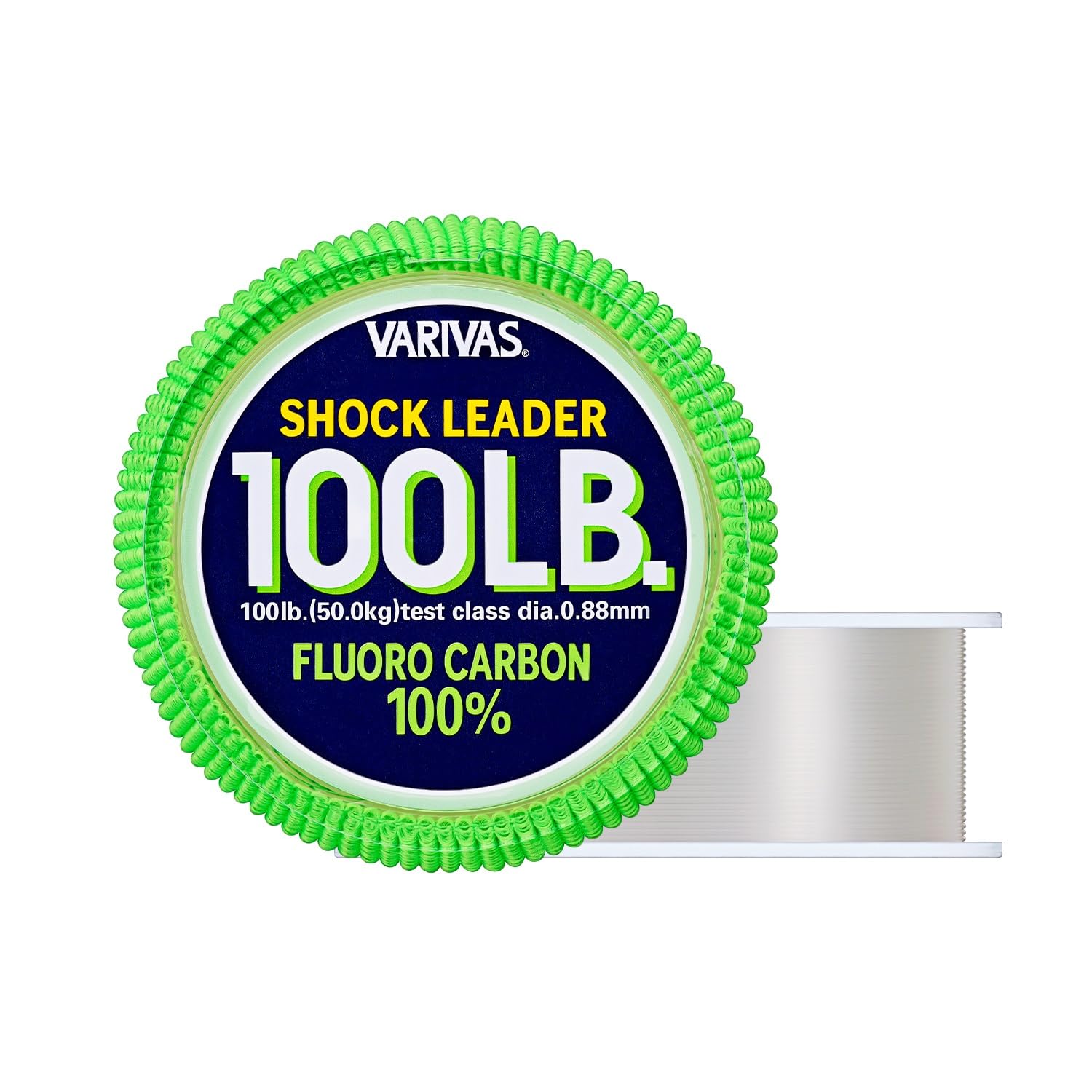 VARIVAS shock leader NON coating closeup, showcasing reduced stretch for sensitive bite detection.