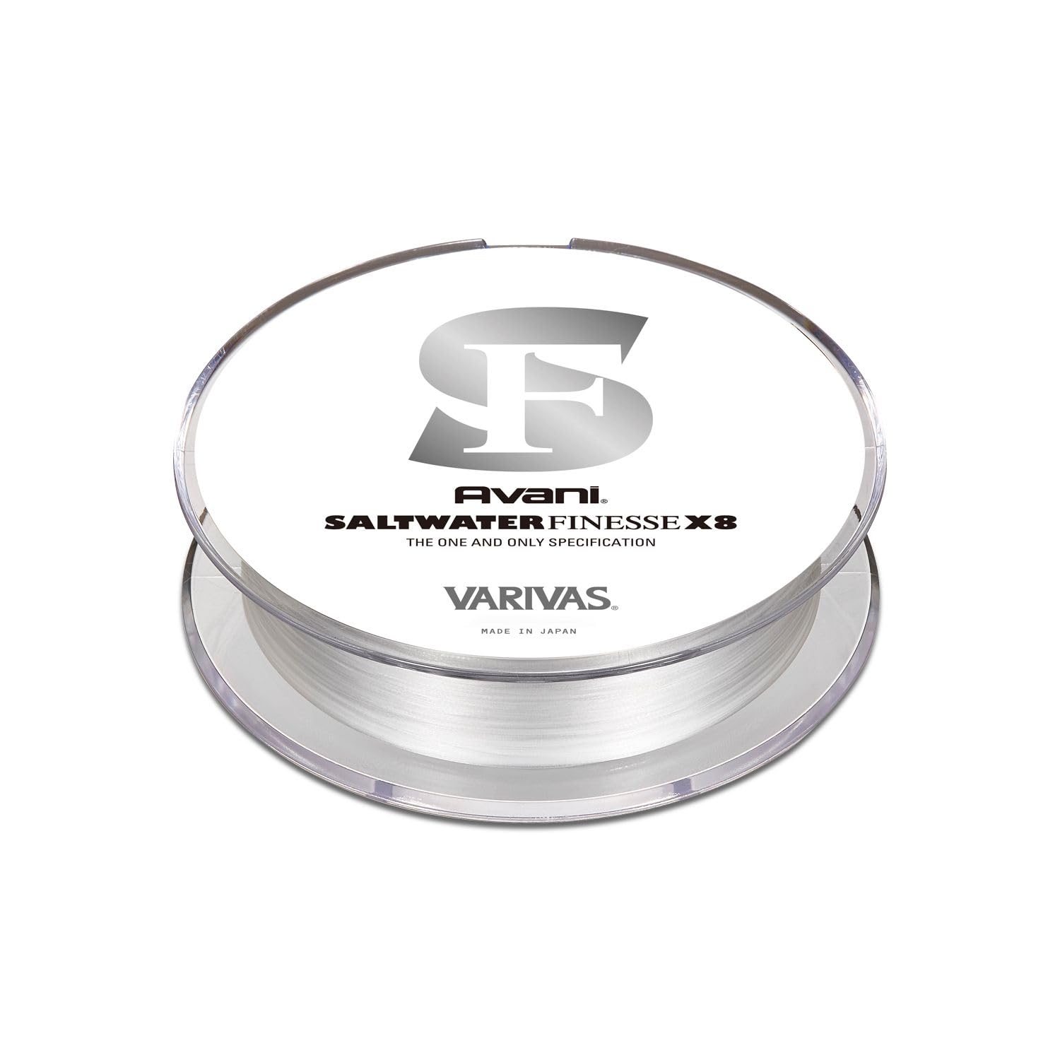 VARIVAS Avani Saltwater Finesse PE X8 150m spool front view