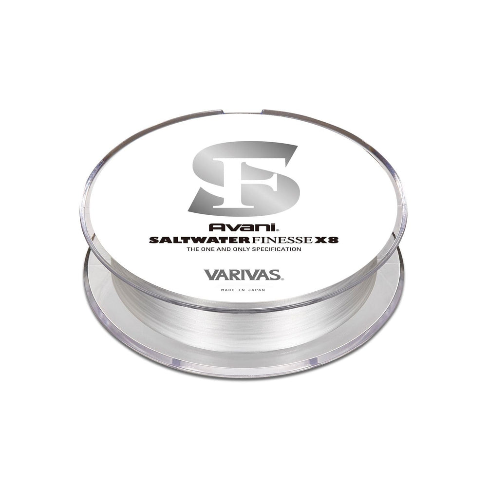 VARIVAS Avani Saltwater Finesse PE X8 150m spool front view
