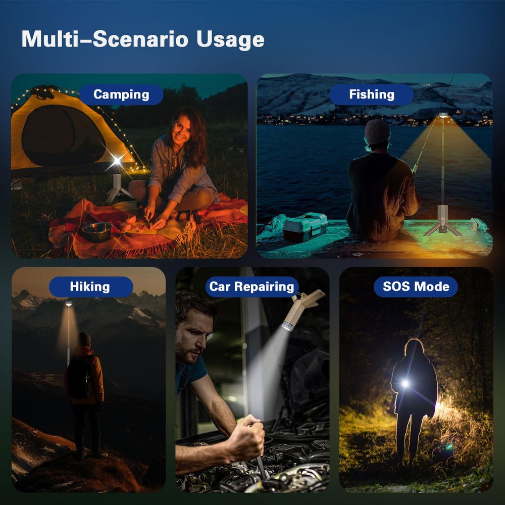 VATION LIGHTING 10500mAh rechargeable lantern powers devices as a mobile power bank.
