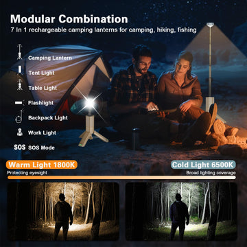VATION LIGHTING IPX7 waterproof camping lantern built for wet conditions.