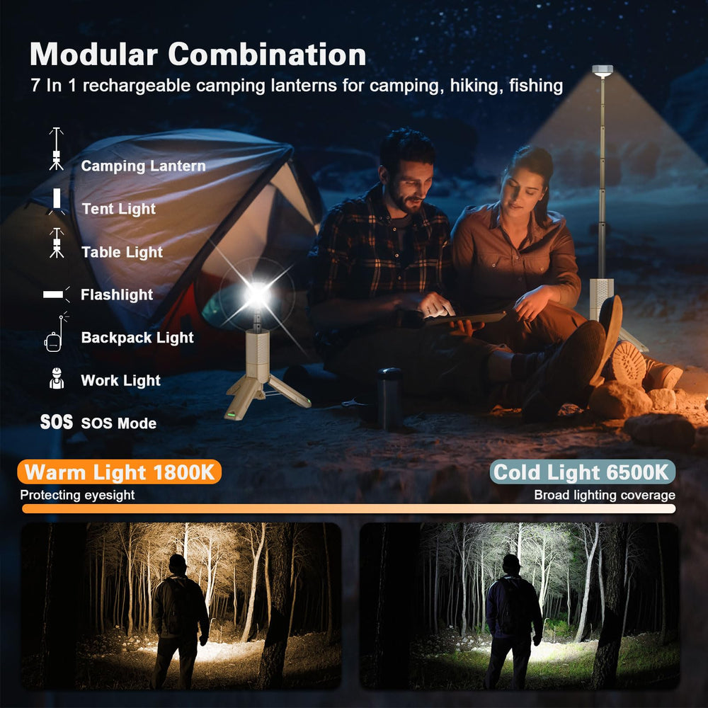 VATION LIGHTING IPX7 waterproof camping lantern built for wet conditions.