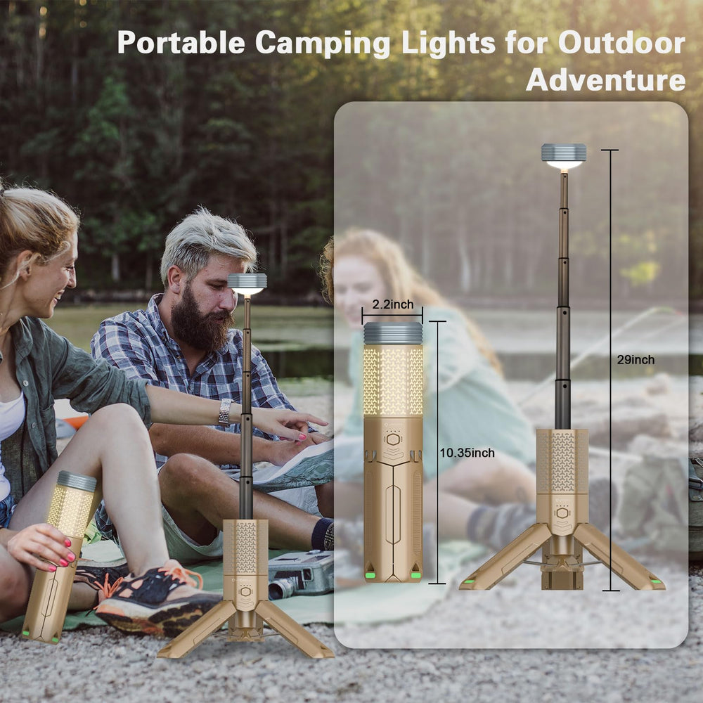 VATION LIGHTING magnetic base attachment secures lantern to vehicle or metal surface.