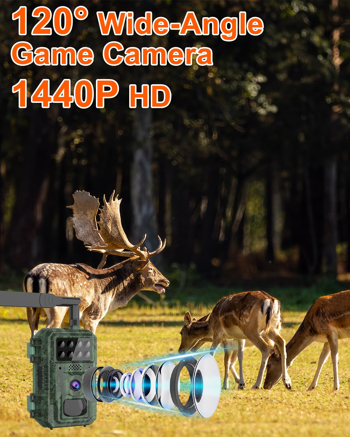 Vatony IP68 waterproof housing stands up to rain and dust.