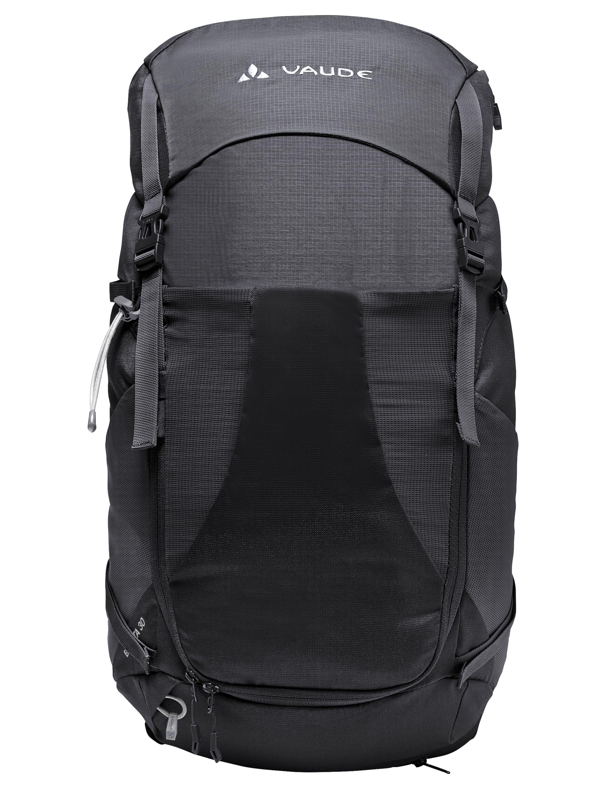 VAUDE Brenta 30 rain cover integrated for weather protection.