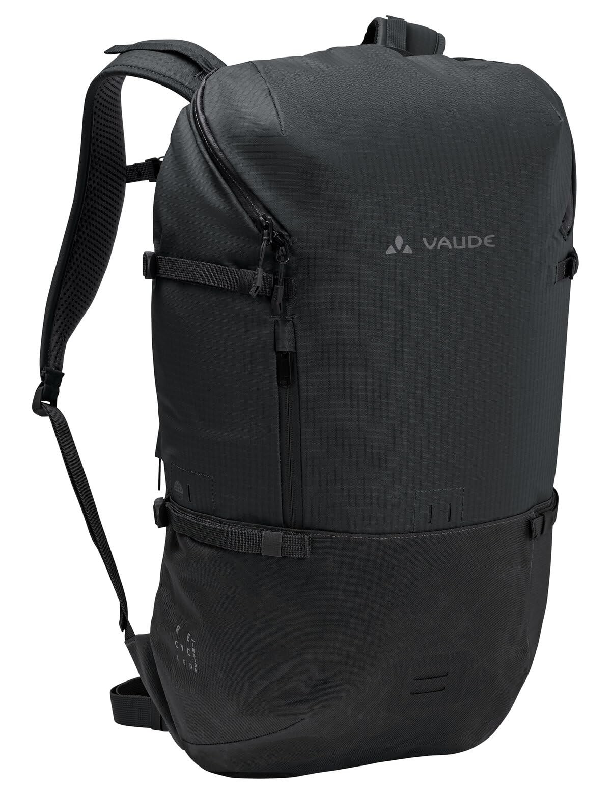 VAUDE CityGo 30 II backpack front view for daily commutes with rugged durability