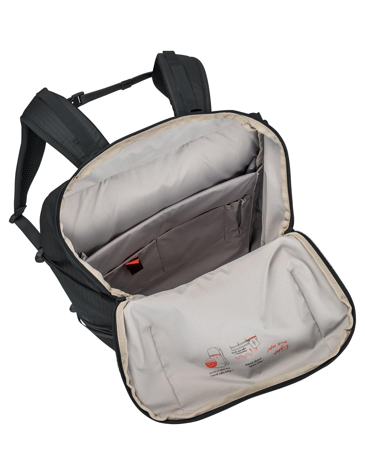 VAUDE CityGo 30 II laptop-compartment provides quick access for a 13.3-inch laptop