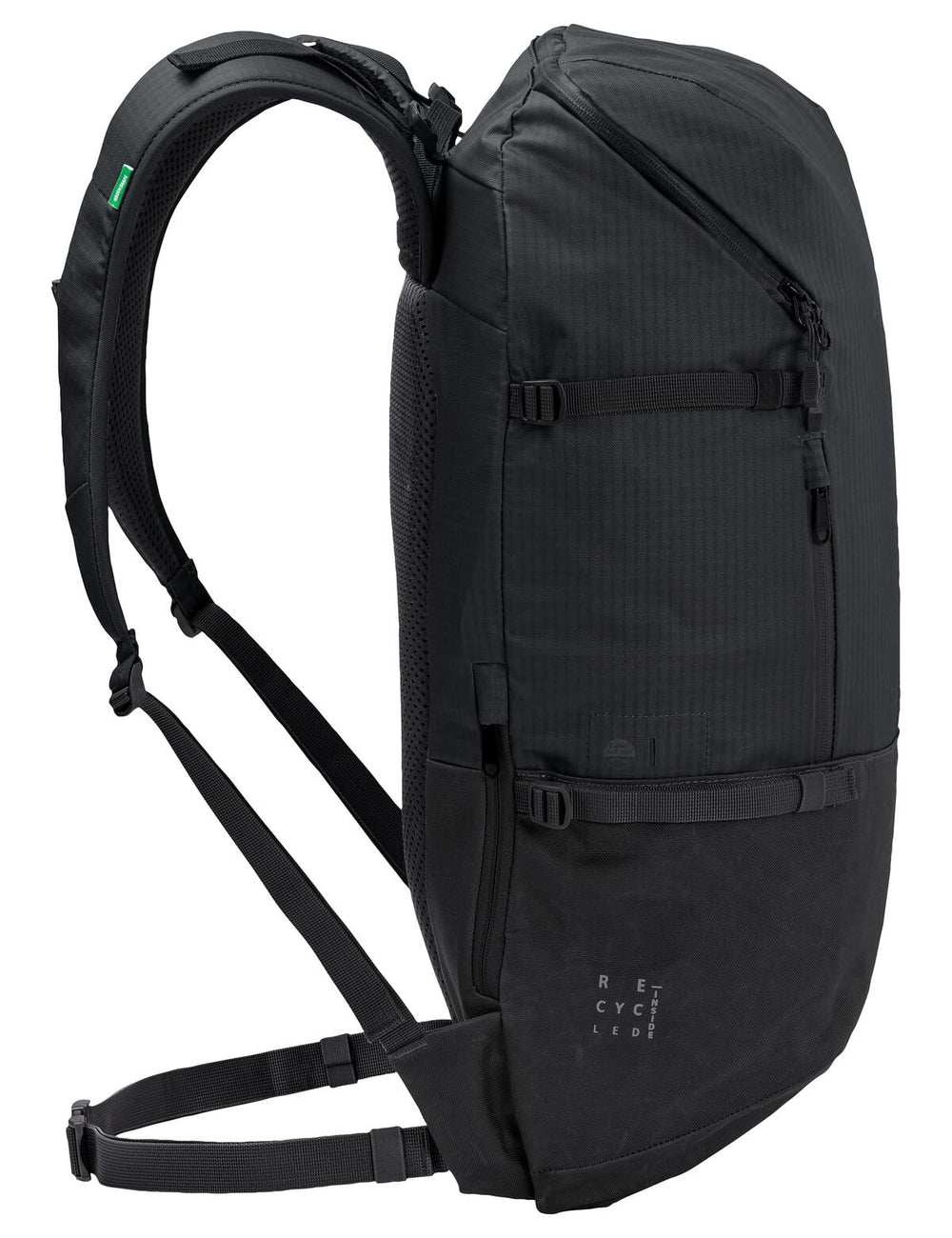 VAUDE CityGo 30 II outer-pocket keeps power bank and phone organized