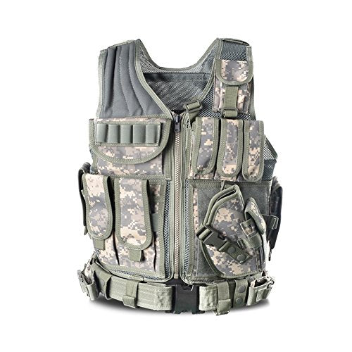 vAv YAKEDA tactical vest front view shows durable build for outdoor use.