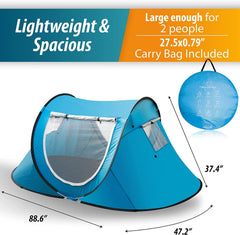 VaygWay pop-up cabana folding-quick-setup demonstrates fast shelter on the go.