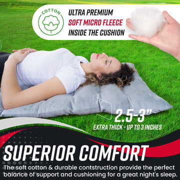 VaygWay soft cotton texture adds comfortable resting surface