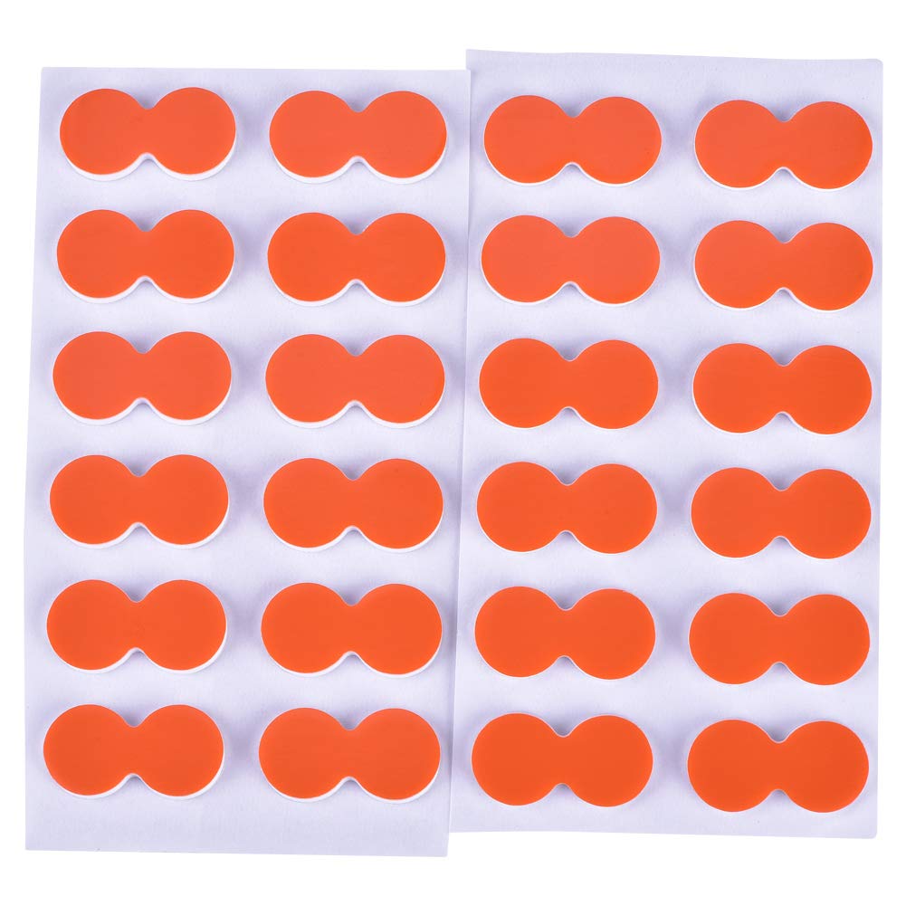VBESTLIFE 24Pcs EVA fly floats orange pack improve bite sensitivity.