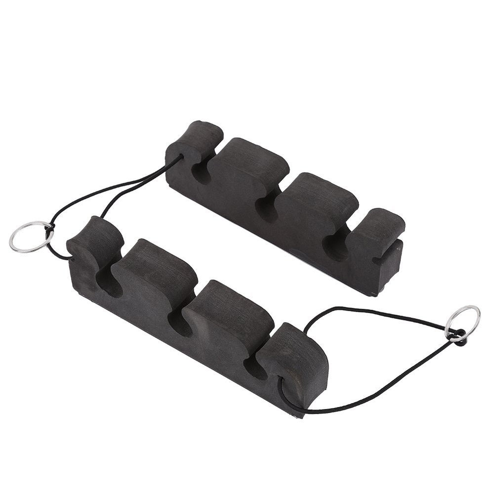 Vbestlife 2Pcs Fishing Rod Car Stand mounted in a car