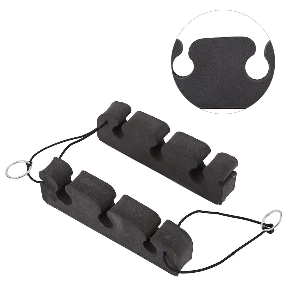 Close-up of the magnetic car rod holder