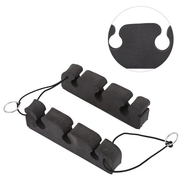 Close-up of the magnetic car rod holder