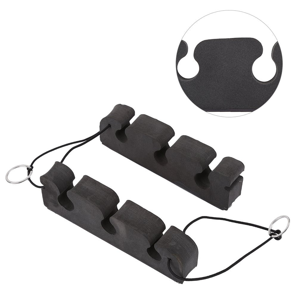 Close-up of the magnetic car rod holder