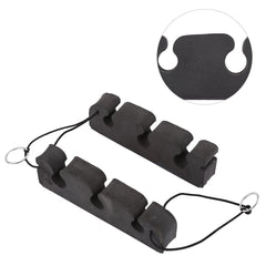 Close-up of the magnetic car rod holder