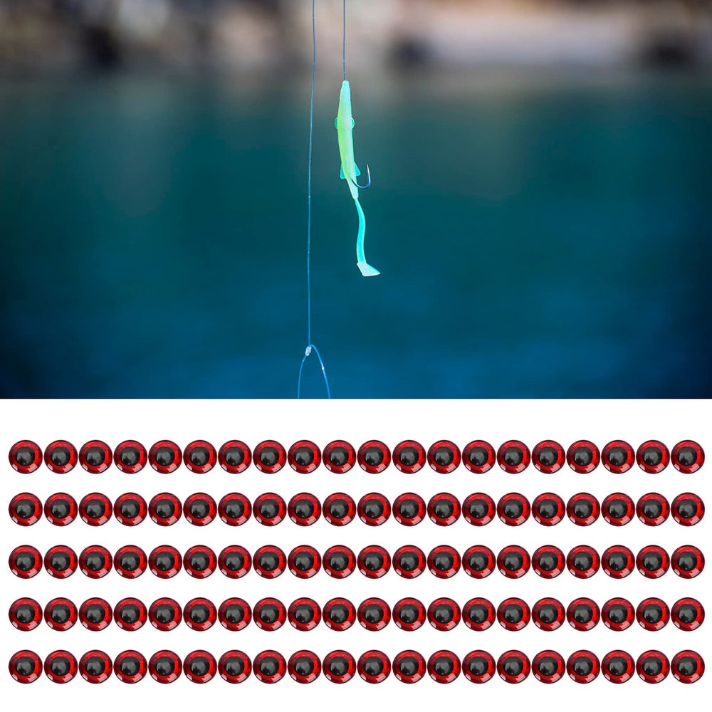 VBESTLIFE 3D simulated fish-eye for lifelike shine on soft plastics.