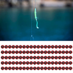 VBESTLIFE 3D simulated fish-eye for lifelike shine on soft plastics.