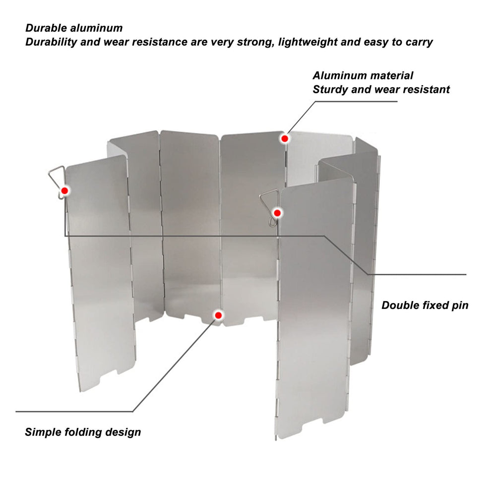 VBESTLIFE aluminum alloy construction; lightweight but sturdy for outdoors.