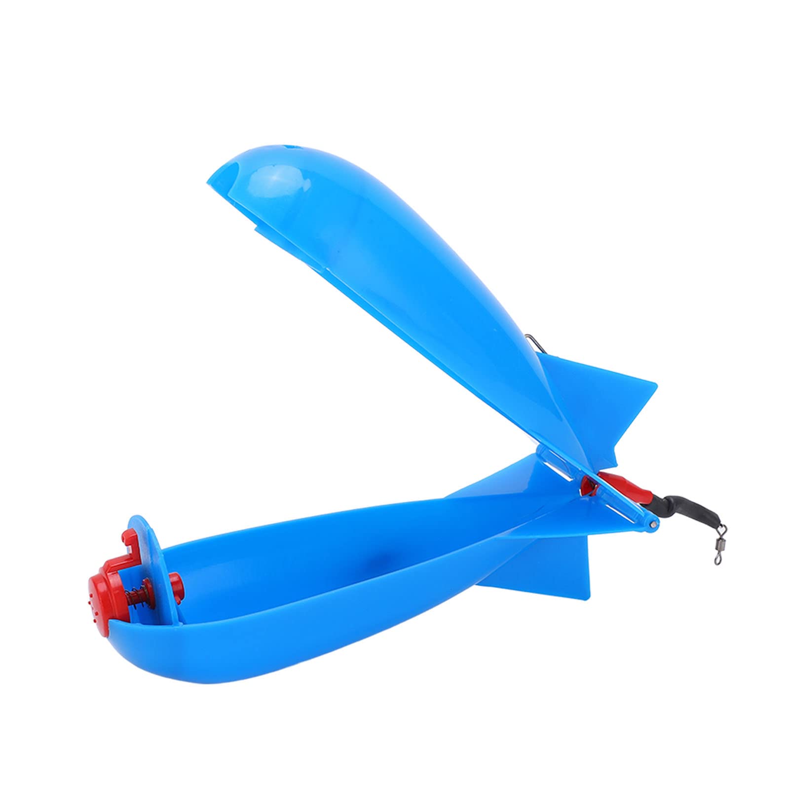 VBESTLIFE bait thrower blue ergonomic grip supports comfortable handling.