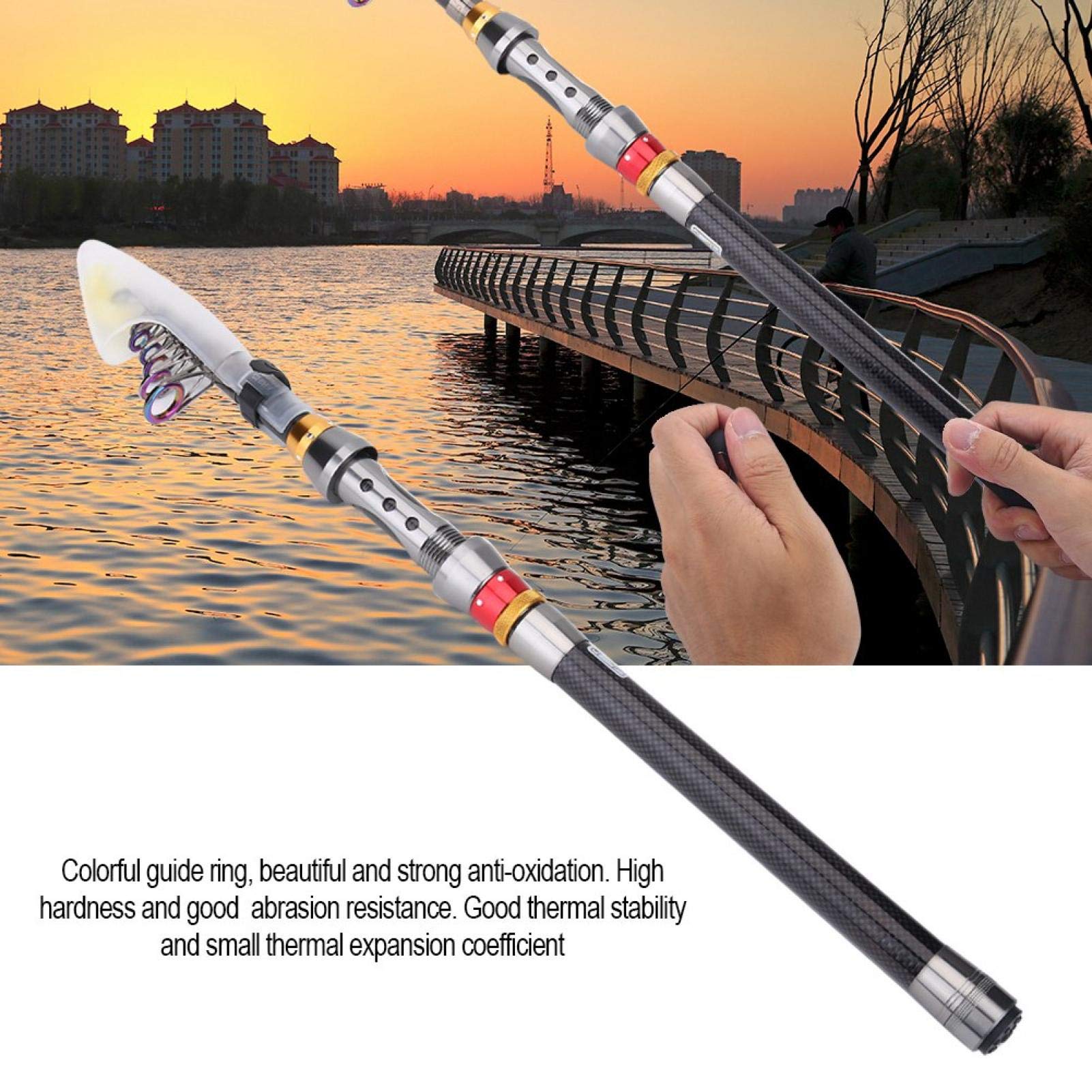 VBESTLIFE carbon fiber rod ready for saltwater fishing and strength