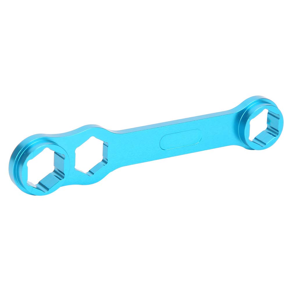 VBESTLIFE DIY fishing reel wrench with blue handle for durable on-spot maintenance.