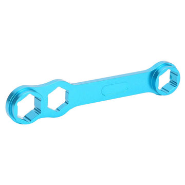 VBESTLIFE DIY fishing reel wrench with blue handle for durable on-spot maintenance.