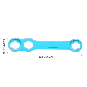 VBESTLIFE reel wrench in action for quick disassembly of crank nuts.