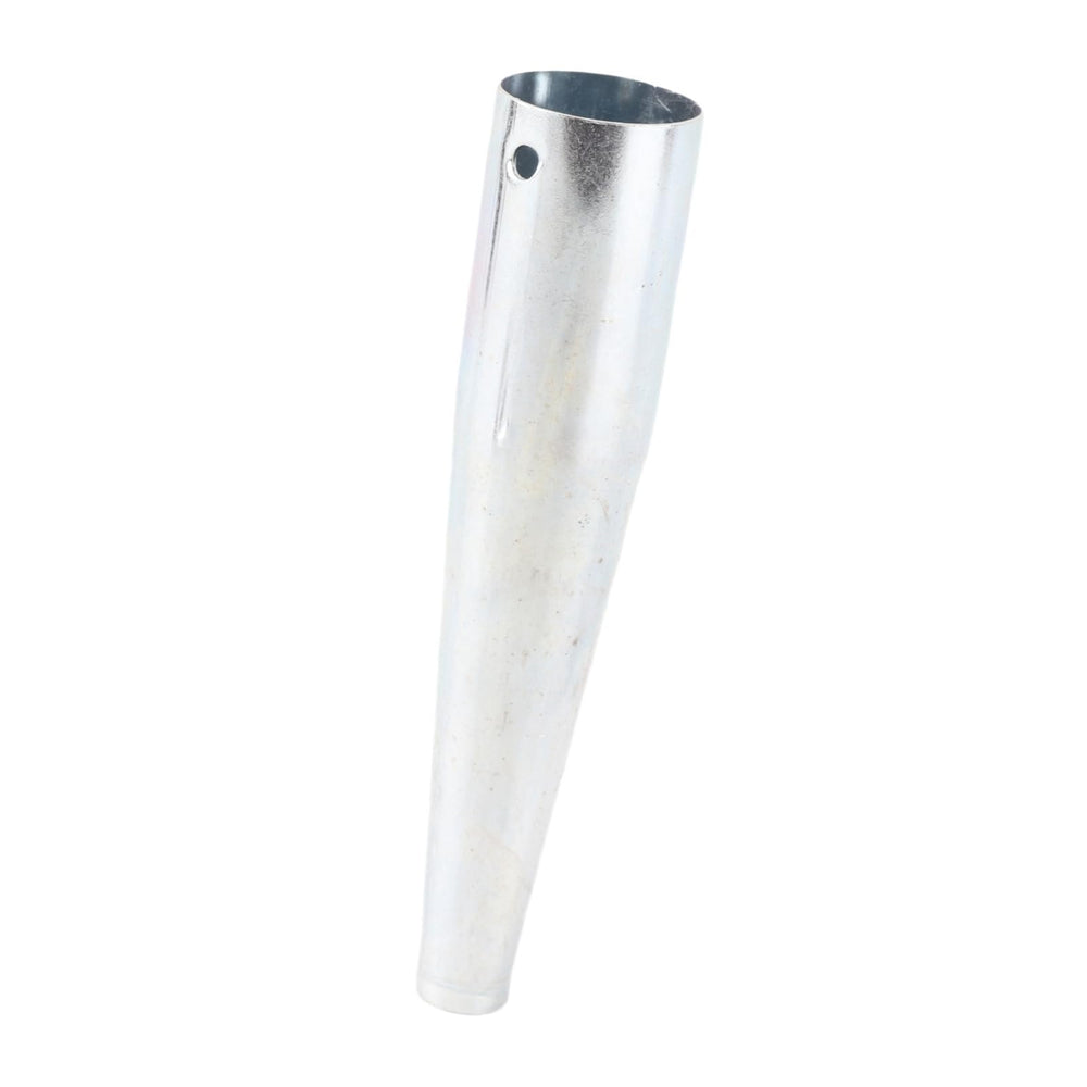 Stainless steel landing net rod connector with screw-fit design