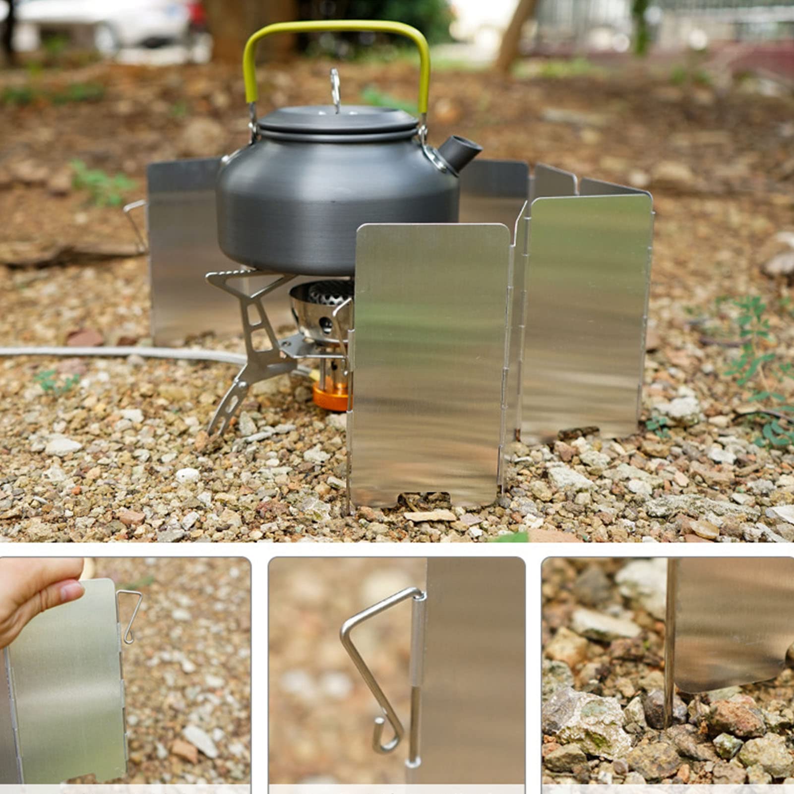 VBESTLIFE folding handle; safe grip and reduced heat risk.
