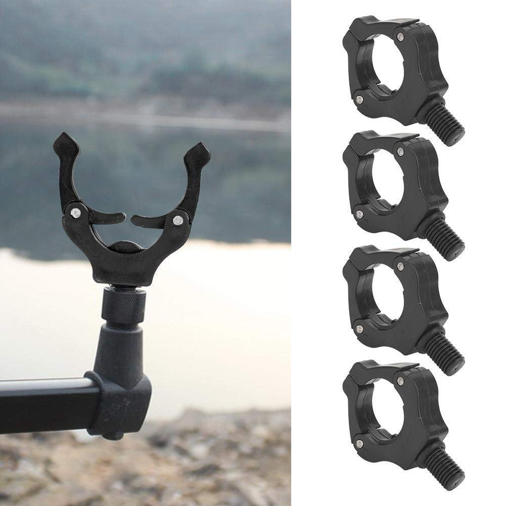 VBESTLIFE magnetic bracket rod rest head black compact design for travel