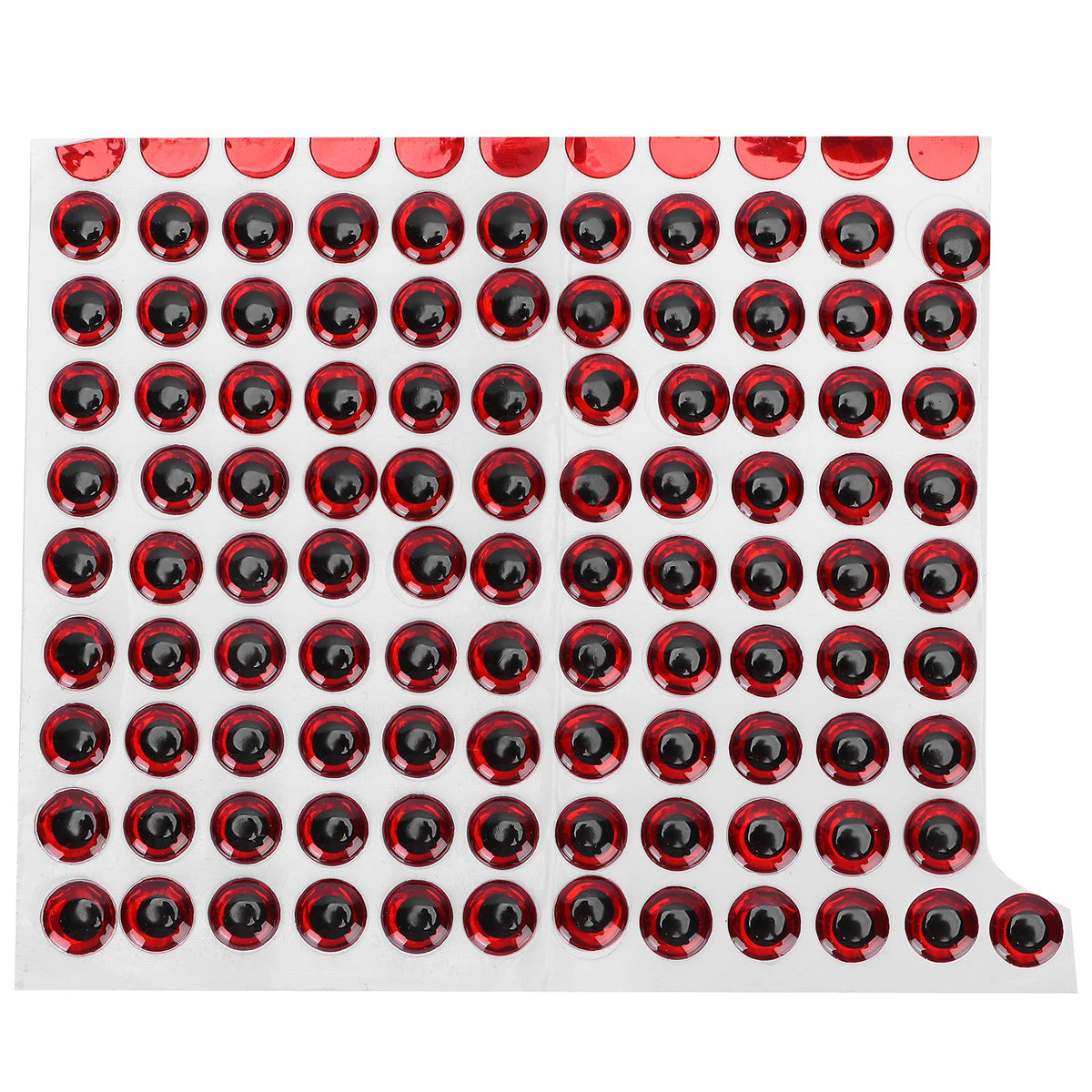 VBESTLIFE red 9mm fishing eye sticker enhances lure realism for DIY baits.