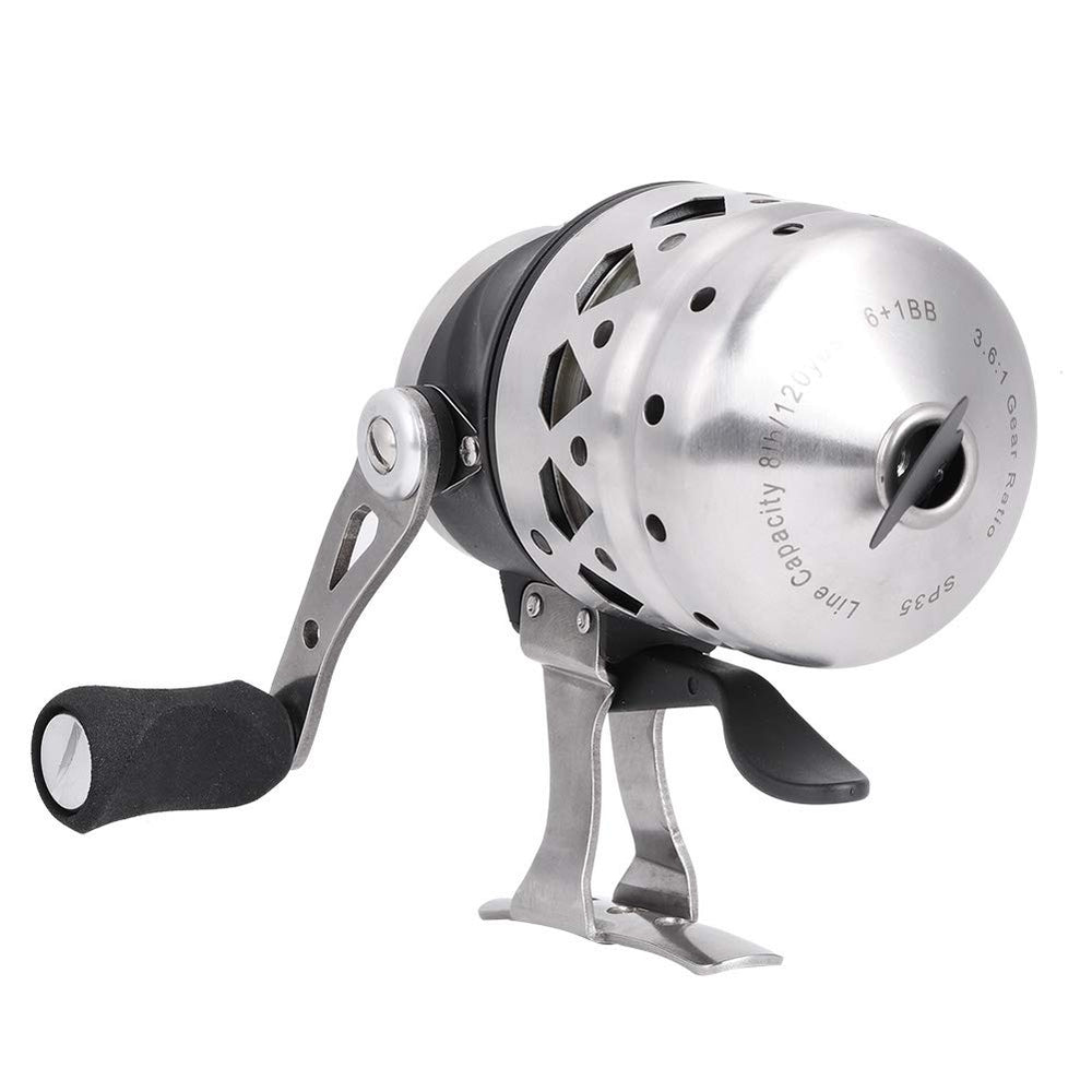 VBESTLIFE SP35 front cover close-up highlighting stainless steel durability for tough fishing.