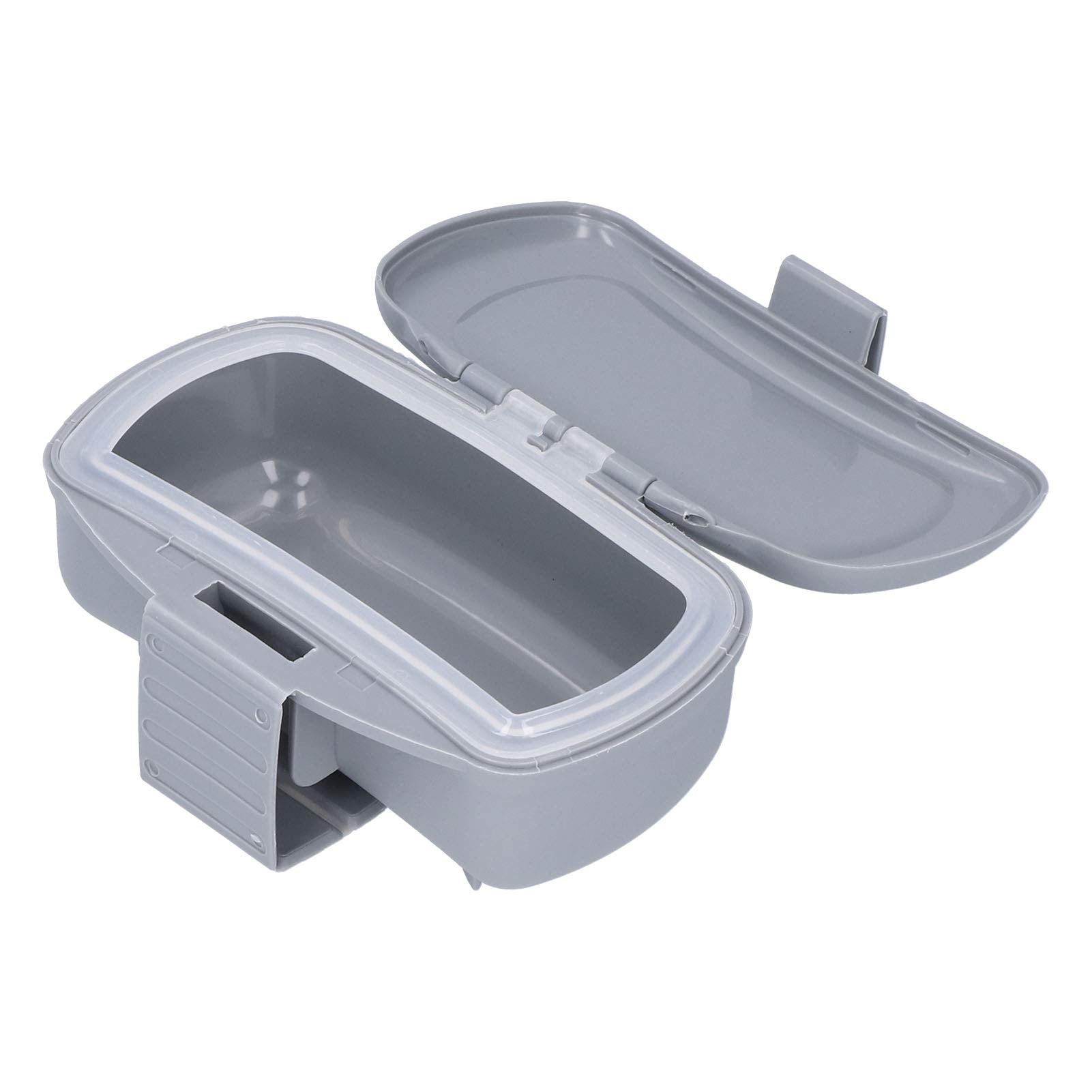 Earthworm bait storage case with side buckle