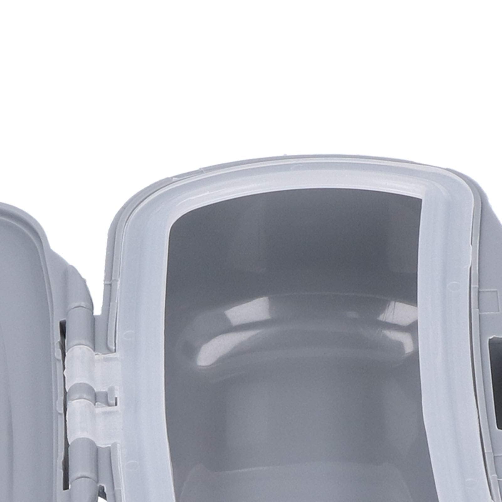 Compact fishing tackle container in use