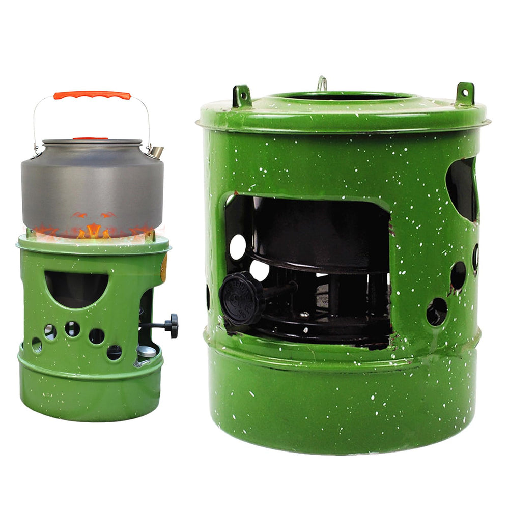 VEAREAR 10-Wick kerosene stove top view for portable outdoor cooking