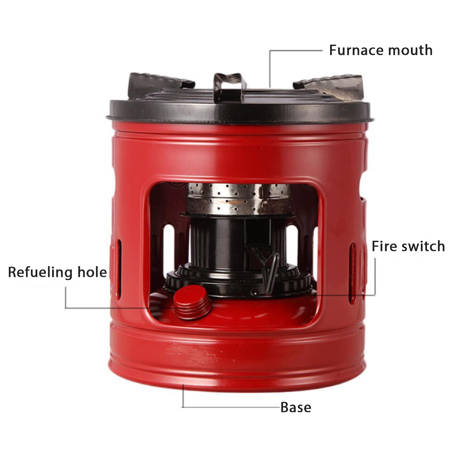VEAREAR metal construction lightweight durable camp stove
