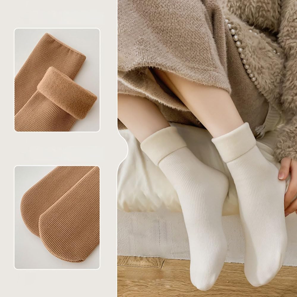 Veayiik breathable, sweat-absorbent socks for daily winter use.