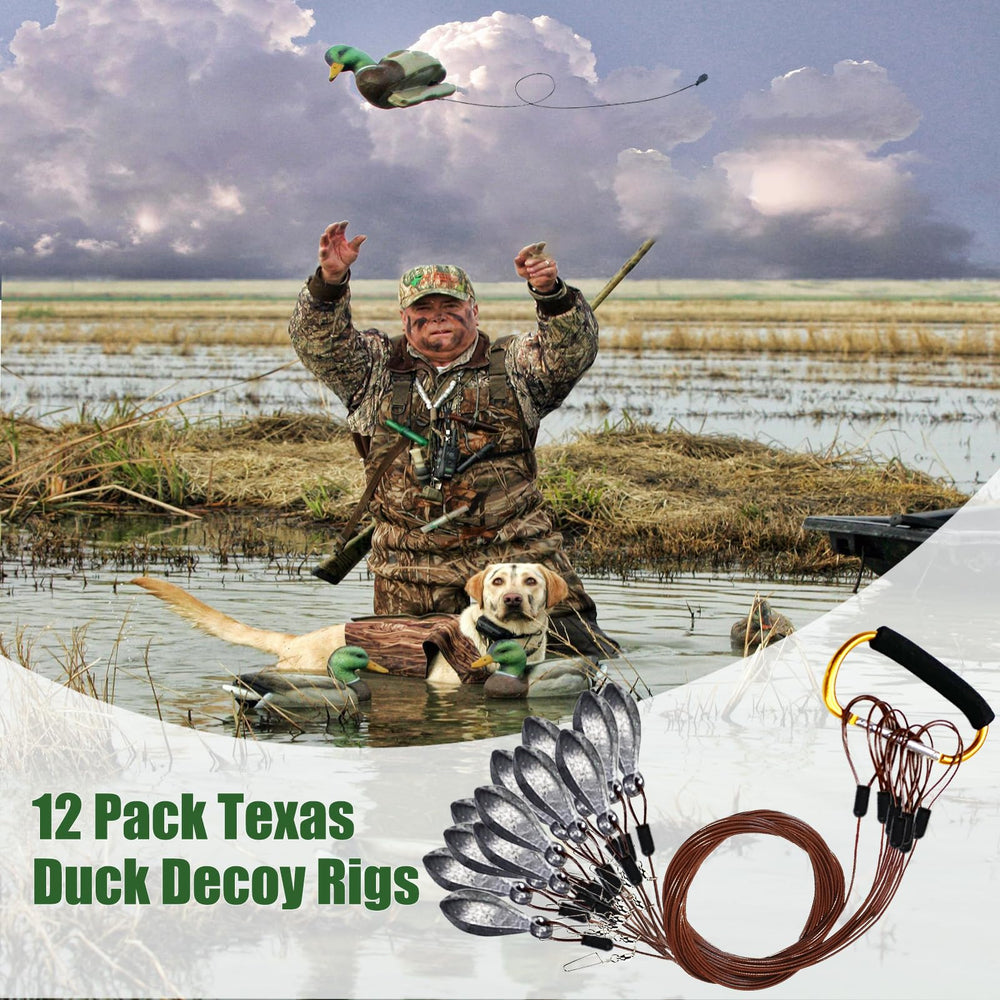 Vecacosic waterfowl rig anchors support quick deployment and reliable storage.