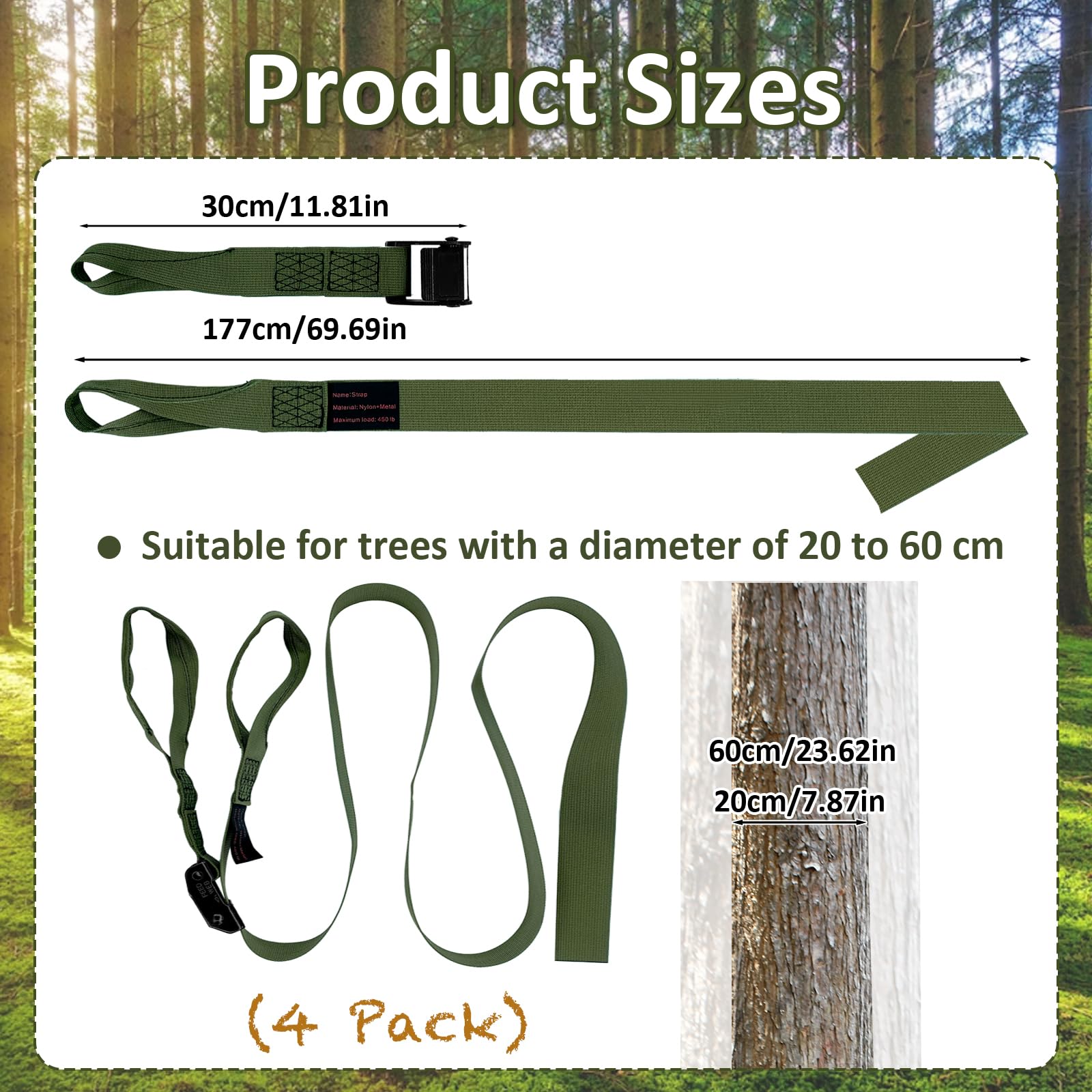 Vecacosic heavy-duty buckle detail ensures quick, reliable tightening during hunts.