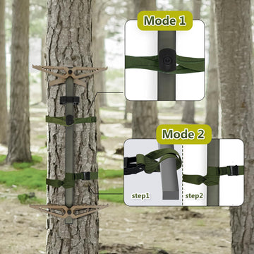 Vecacosic nylon webbing and stainless steel buckles boost durability for field use.