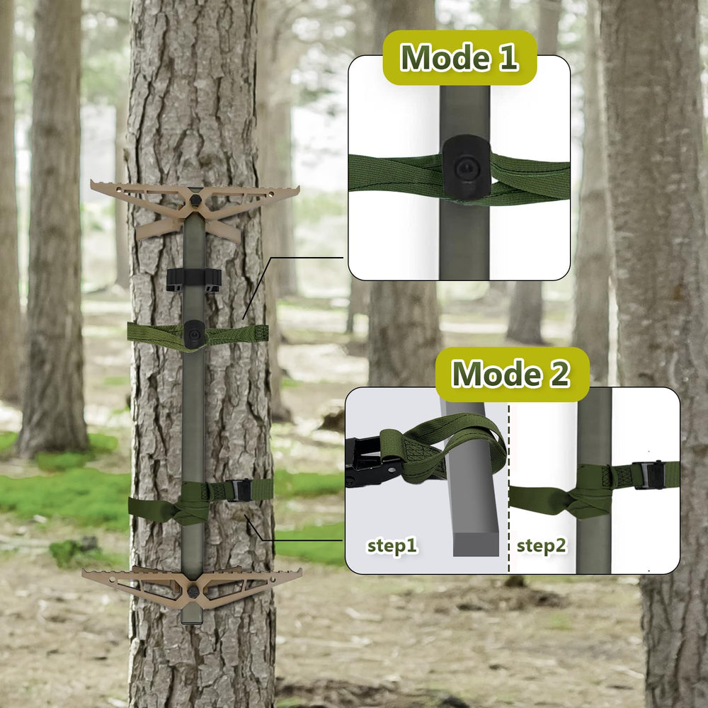 Vecacosic nylon webbing and stainless steel buckles boost durability for field use.