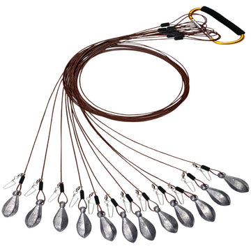 Vecacosic texas duck decoy rig 6oz 48in demonstrating quick deployment.
